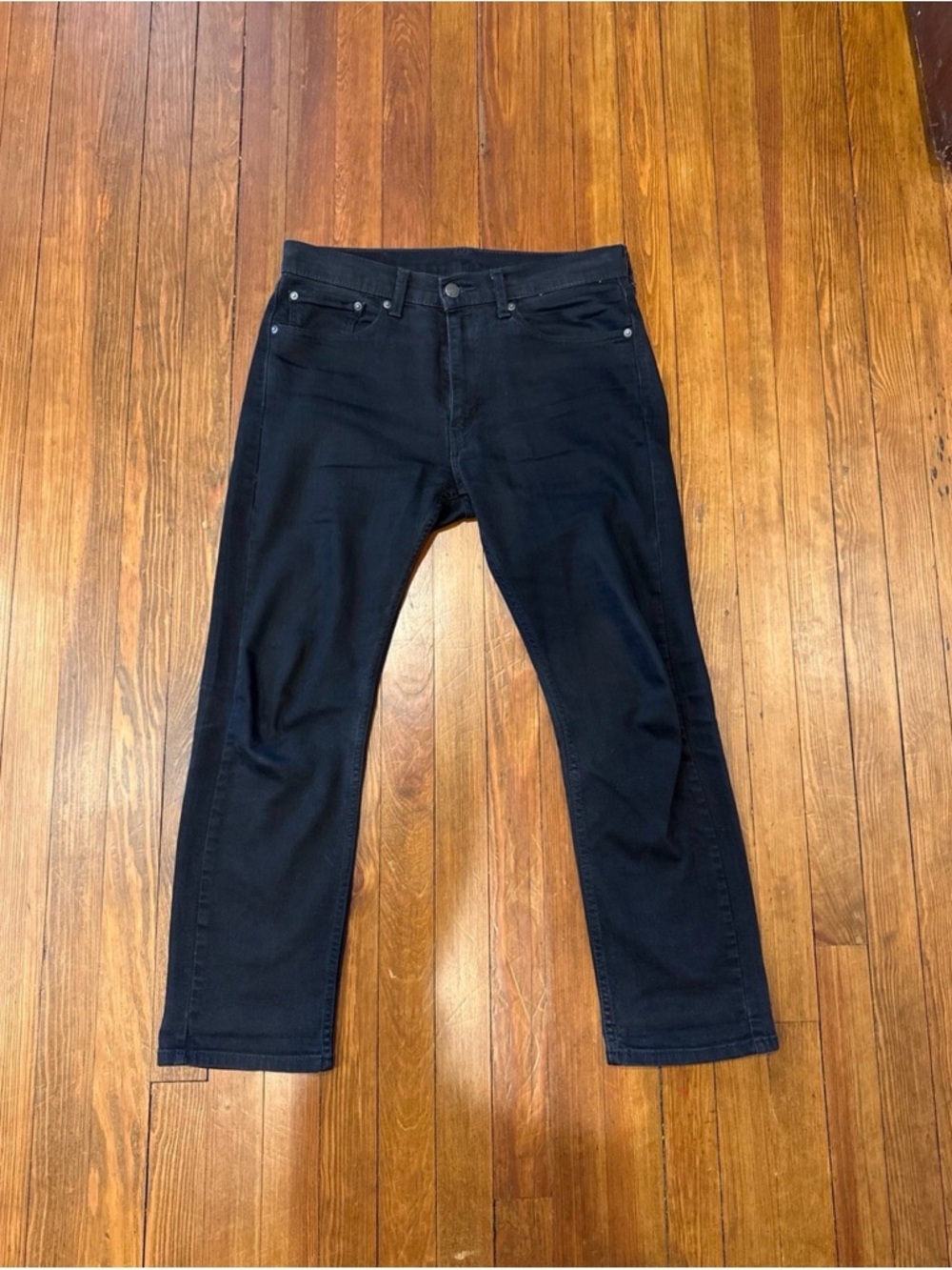 Levi’s black jeans men 505 32x27